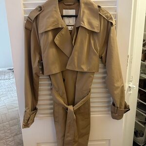 Abercrombie & Fitch Camel Trench Coat
